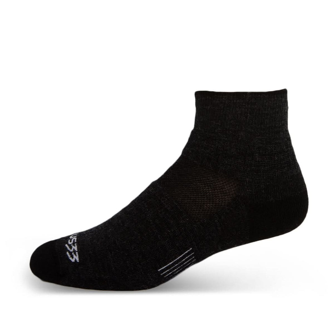 merino wool  ankle sock  microweight with cushion usa made cozy comfy sock  