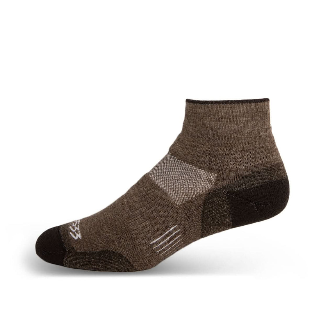 merino wool  ankle sock  microweight with cushion usa made cozy comfy sock   