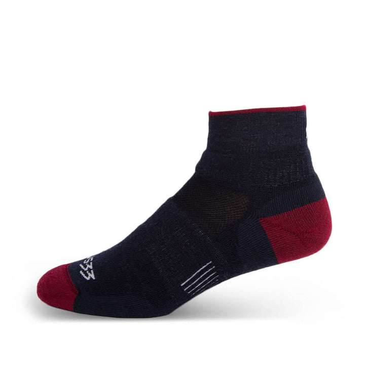 merino wool  ankle sock  microweight with cushion usa made cozy comfy sock   
