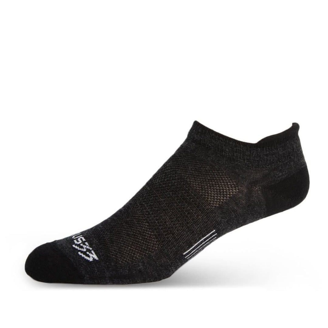 Mountain Heritage Micro Weight No Show Tab Liner Socks Black 