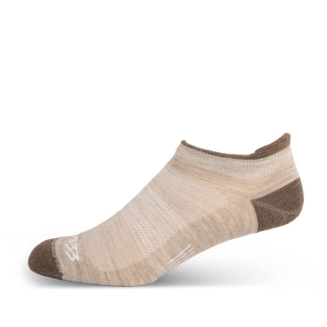 Mountain Heritage Micro Weight No Show Tab Liner Socks Oatmeal  