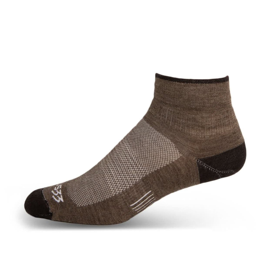 Mountain Heritage Micro Weight Ankle Liner Socks Coffee 
