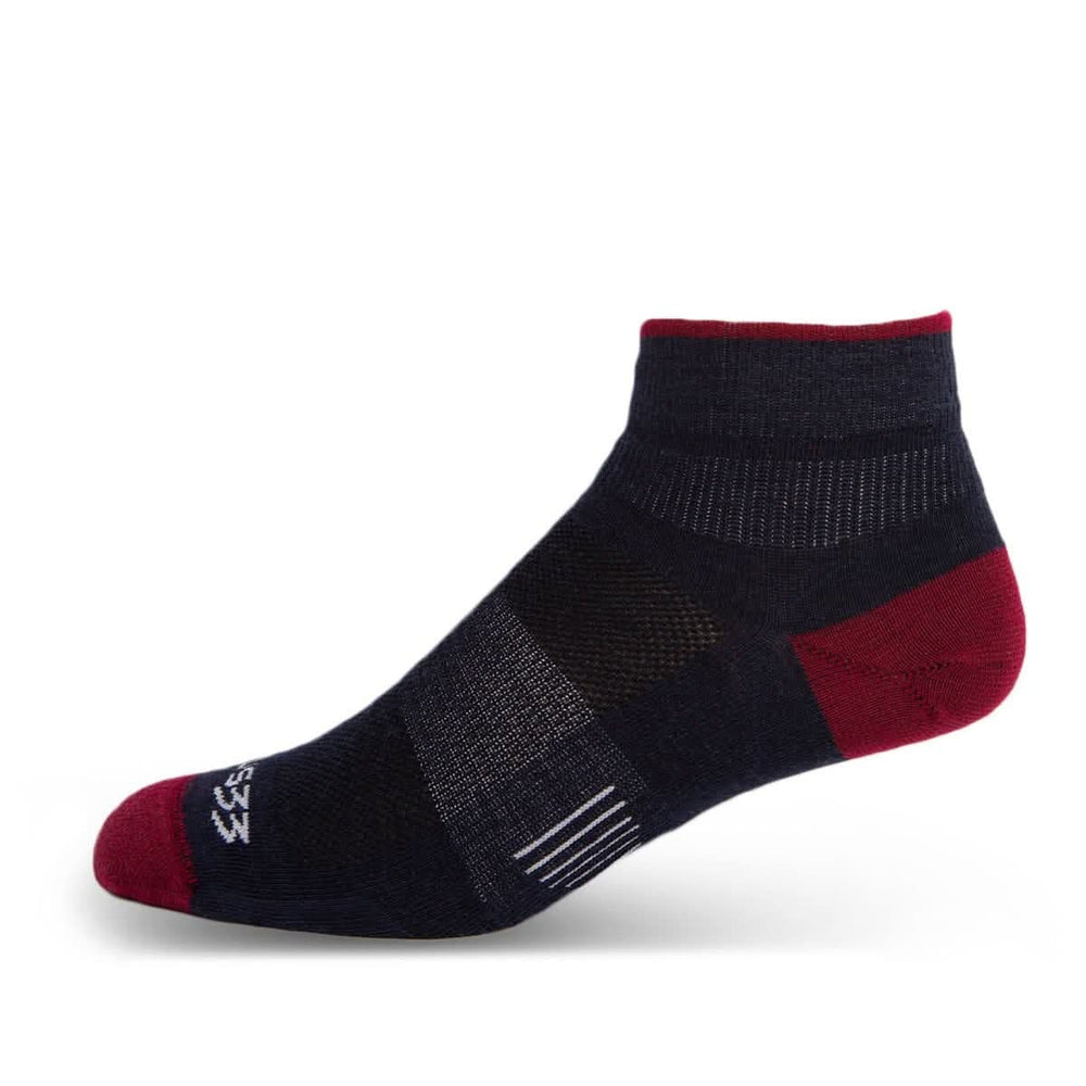 Mountain Heritage Micro Weight Ankle Liner Socks Patriot  #color_patriot