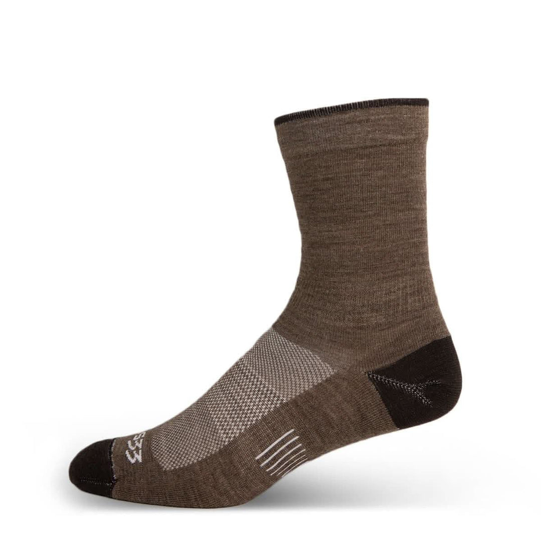 Mountain Heritage Micro Weight Crew Liner Socks Coffee  