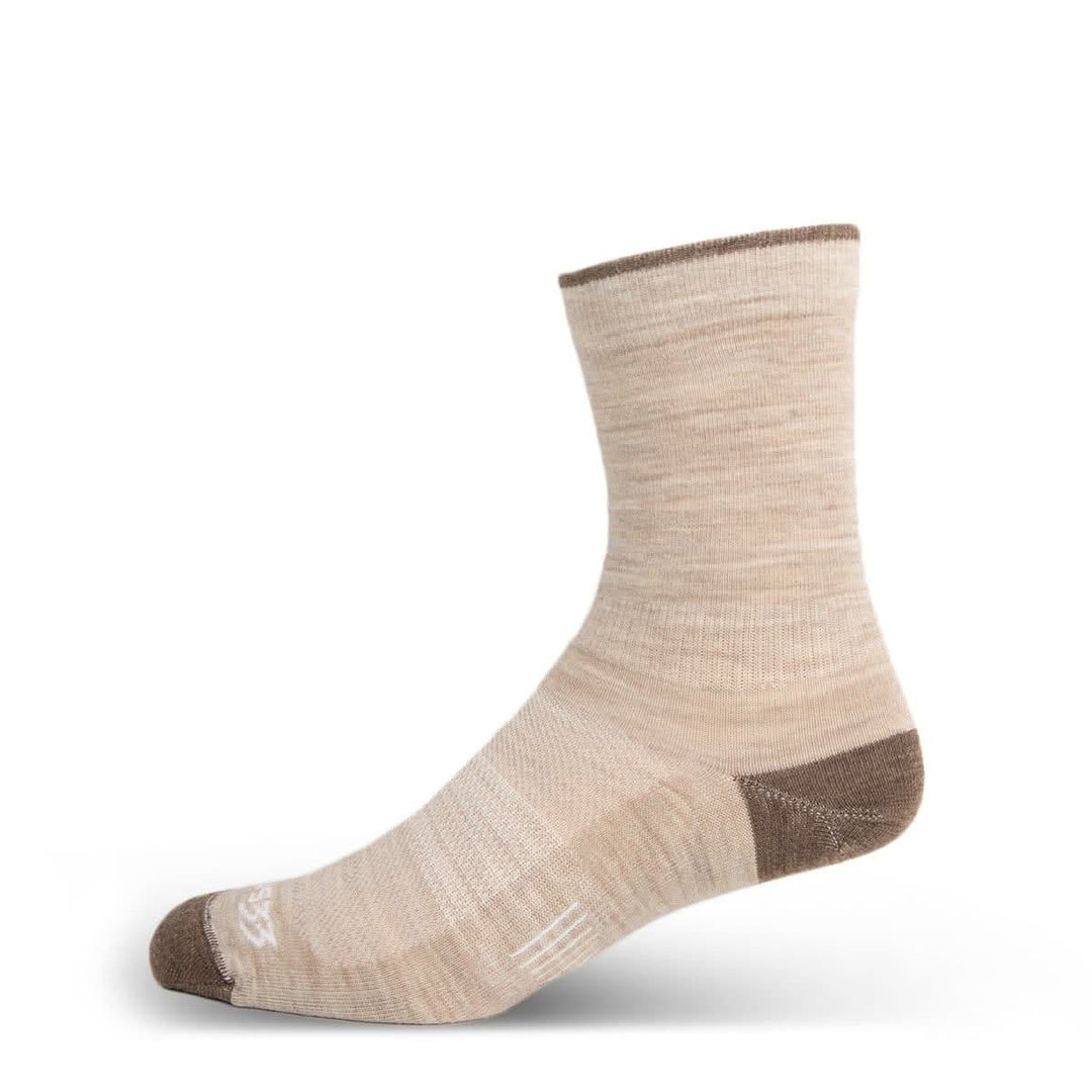 Mountain Heritage Micro Weight Crew Liner Socks Oatmeal 