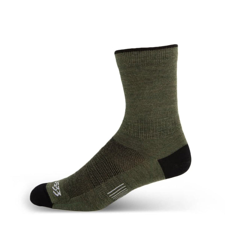Mountain Heritage Micro Weight Crew Liner Socks Olive Drab 