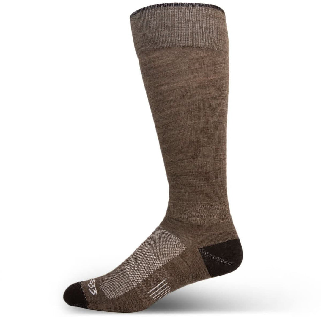 Mountain Heritage Micro Weight Full Length Liner Socks Coffee 