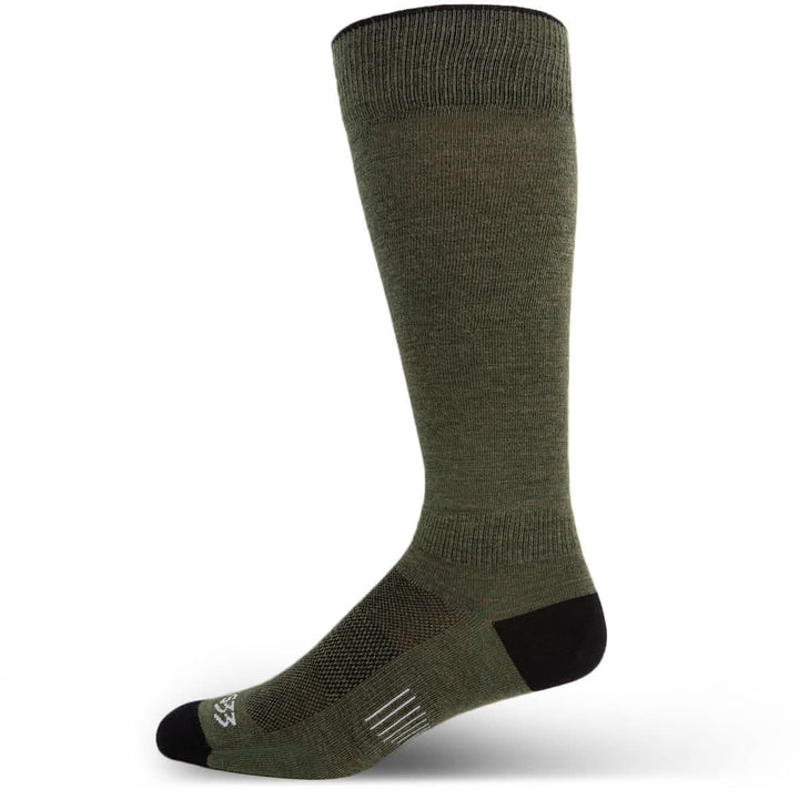Mountain Heritage Micro Weight Full Length Liner Socks Olive Drab, olive-drab liner socks product view 